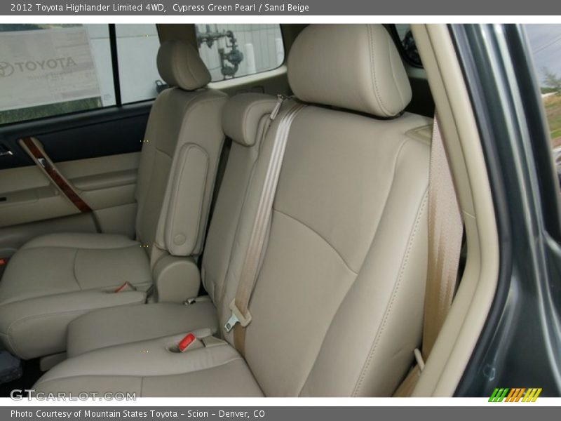 Cypress Green Pearl / Sand Beige 2012 Toyota Highlander Limited 4WD