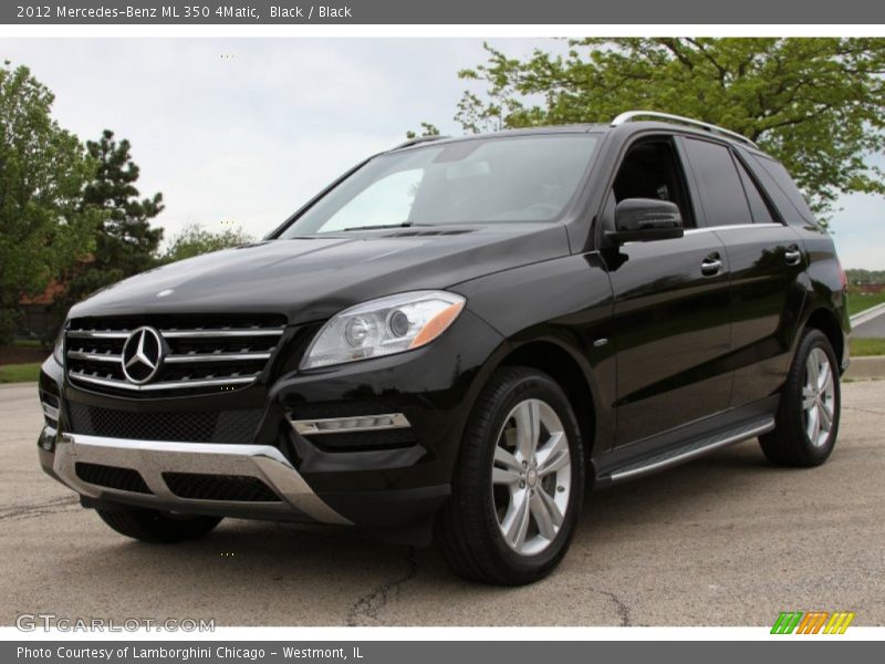 Black / Black 2012 Mercedes-Benz ML 350 4Matic
