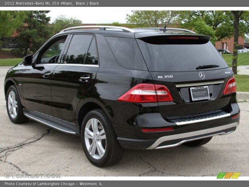 Black / Black 2012 Mercedes-Benz ML 350 4Matic