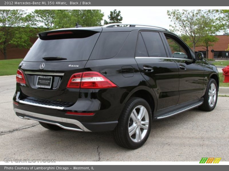 Black / Black 2012 Mercedes-Benz ML 350 4Matic