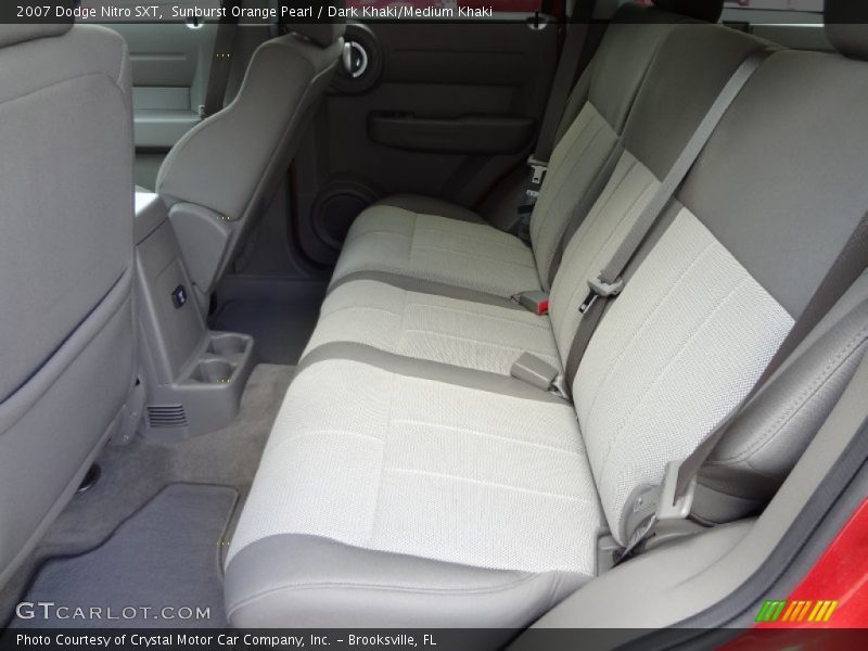 Sunburst Orange Pearl / Dark Khaki/Medium Khaki 2007 Dodge Nitro SXT