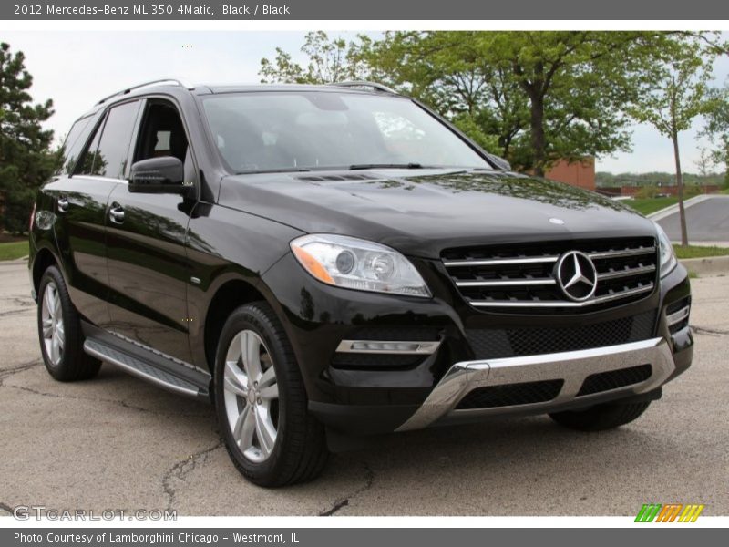 Black / Black 2012 Mercedes-Benz ML 350 4Matic