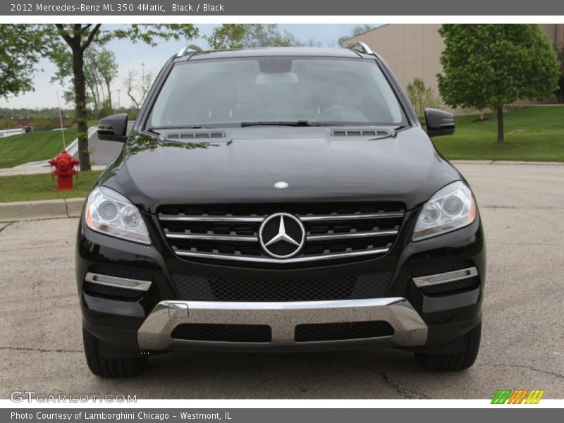 Black / Black 2012 Mercedes-Benz ML 350 4Matic