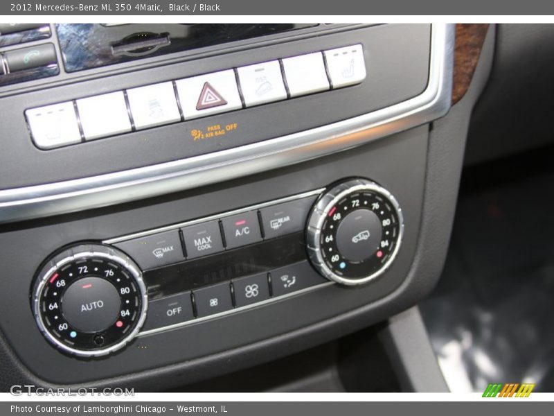 Black / Black 2012 Mercedes-Benz ML 350 4Matic