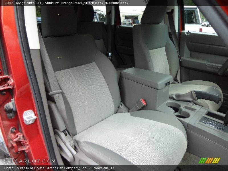 Sunburst Orange Pearl / Dark Khaki/Medium Khaki 2007 Dodge Nitro SXT