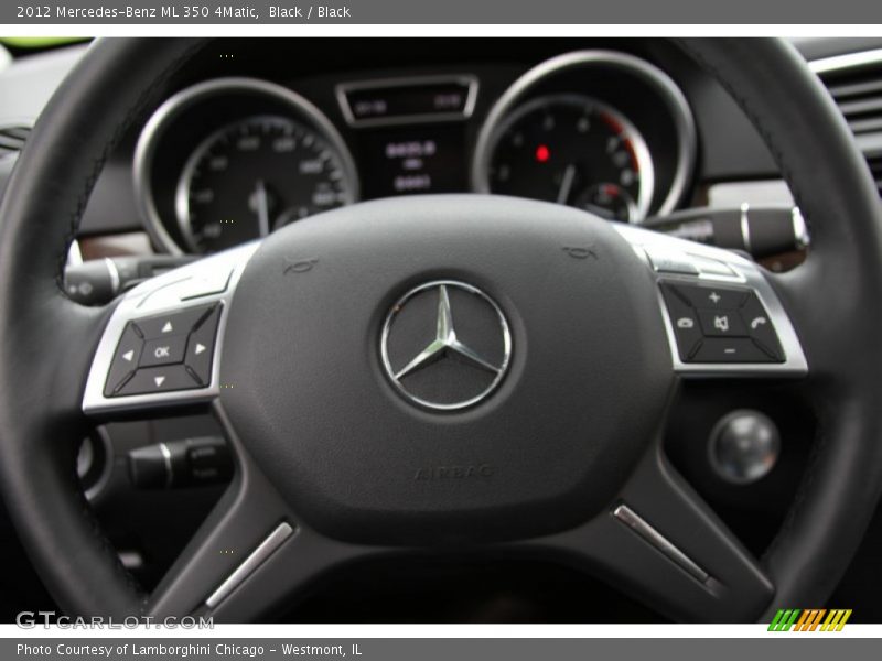 Black / Black 2012 Mercedes-Benz ML 350 4Matic