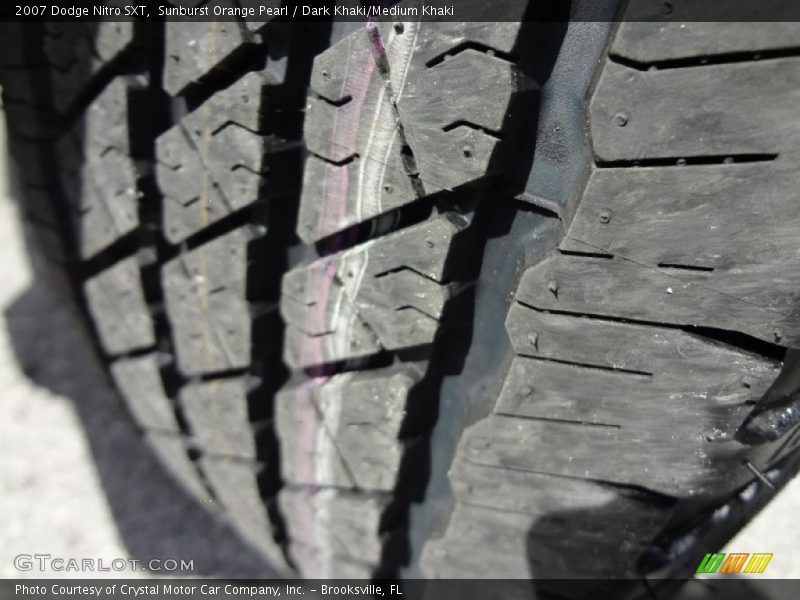 Sunburst Orange Pearl / Dark Khaki/Medium Khaki 2007 Dodge Nitro SXT