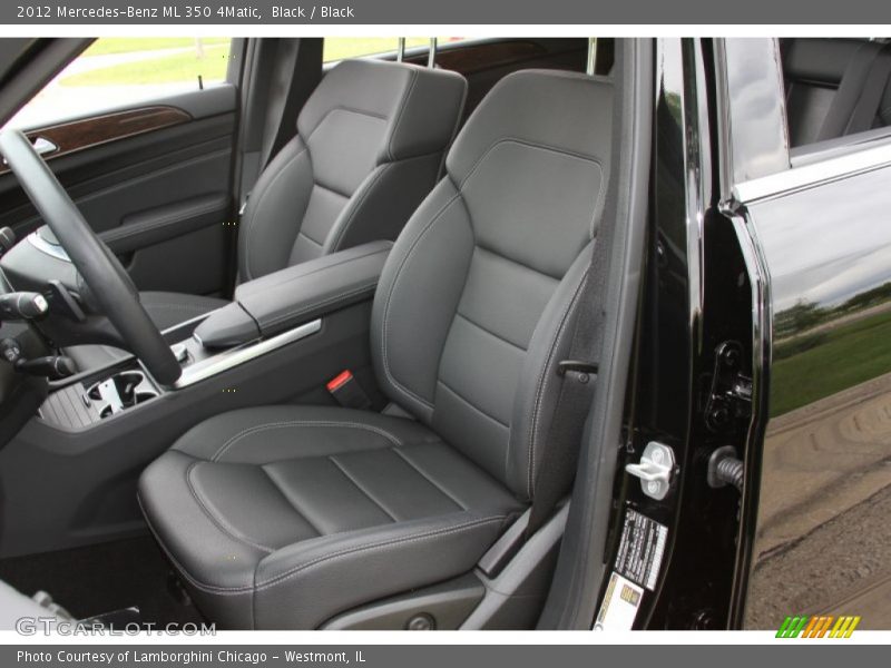 Black / Black 2012 Mercedes-Benz ML 350 4Matic