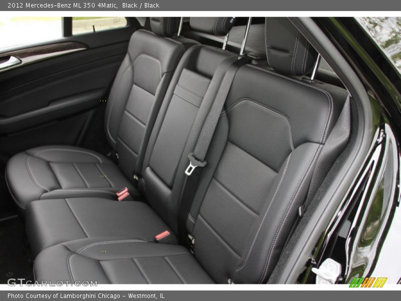 Black / Black 2012 Mercedes-Benz ML 350 4Matic