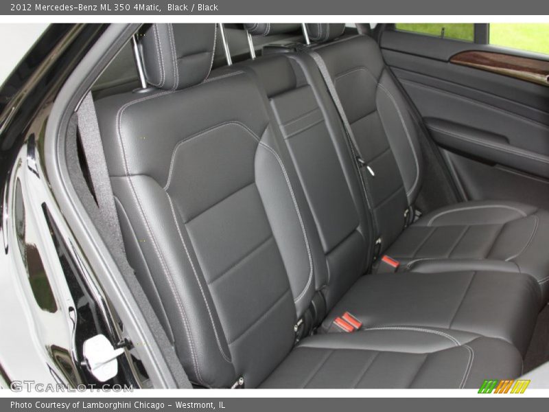 Black / Black 2012 Mercedes-Benz ML 350 4Matic