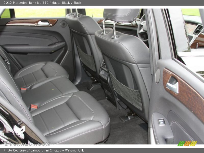 Black / Black 2012 Mercedes-Benz ML 350 4Matic