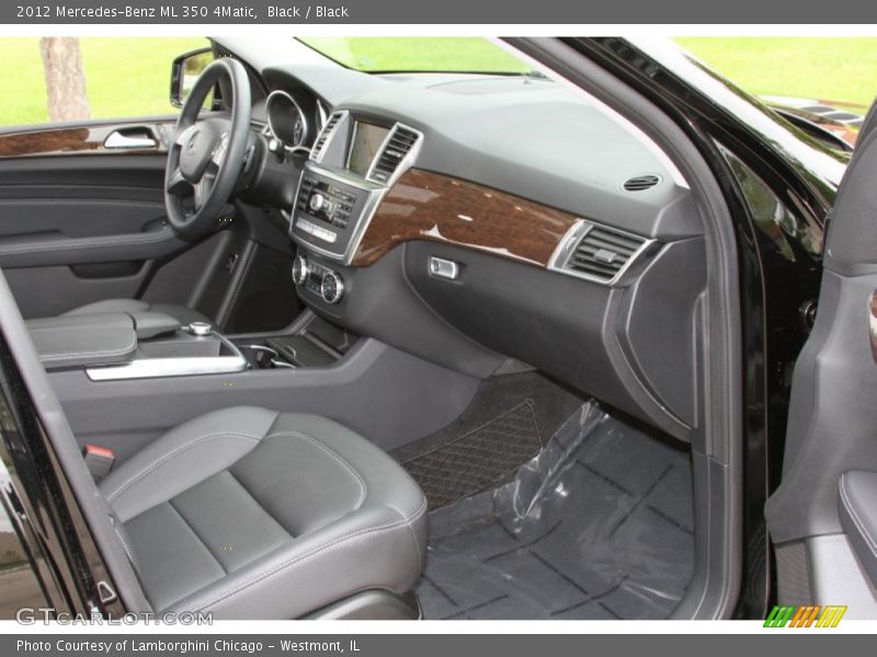 Black / Black 2012 Mercedes-Benz ML 350 4Matic