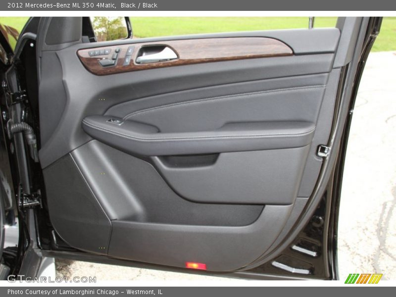 Black / Black 2012 Mercedes-Benz ML 350 4Matic