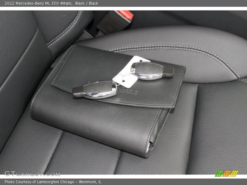 Black / Black 2012 Mercedes-Benz ML 350 4Matic