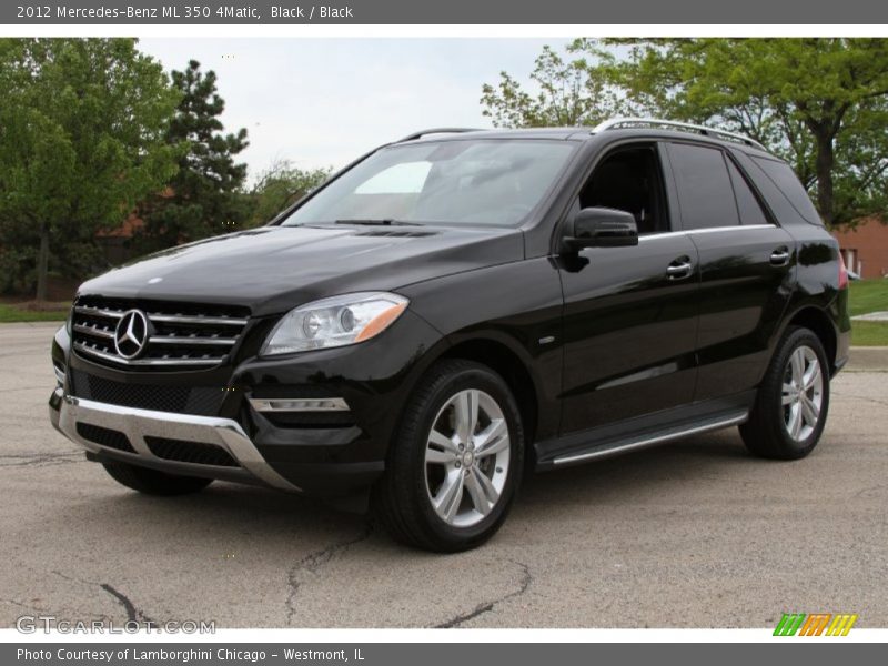 Black / Black 2012 Mercedes-Benz ML 350 4Matic