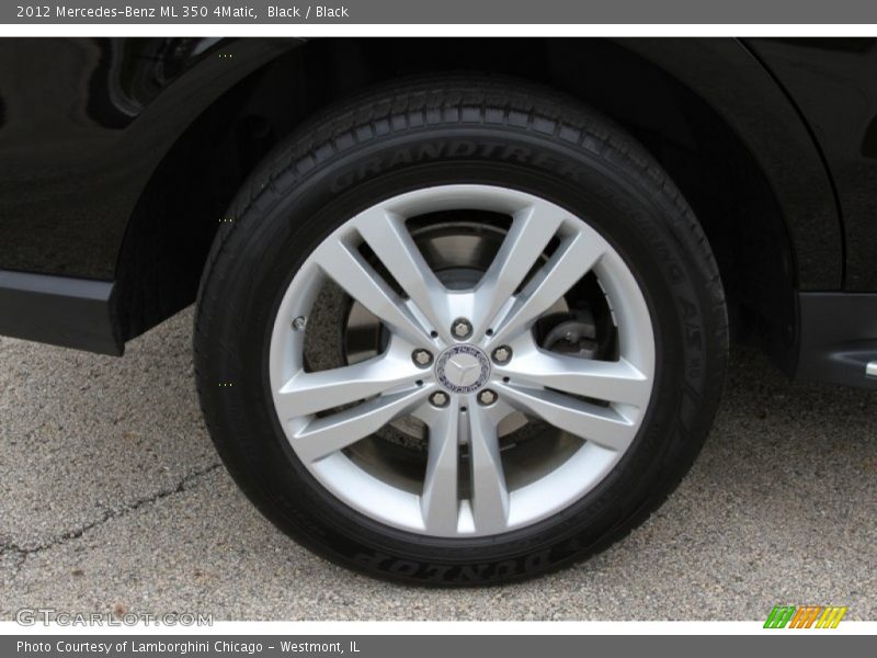 Black / Black 2012 Mercedes-Benz ML 350 4Matic