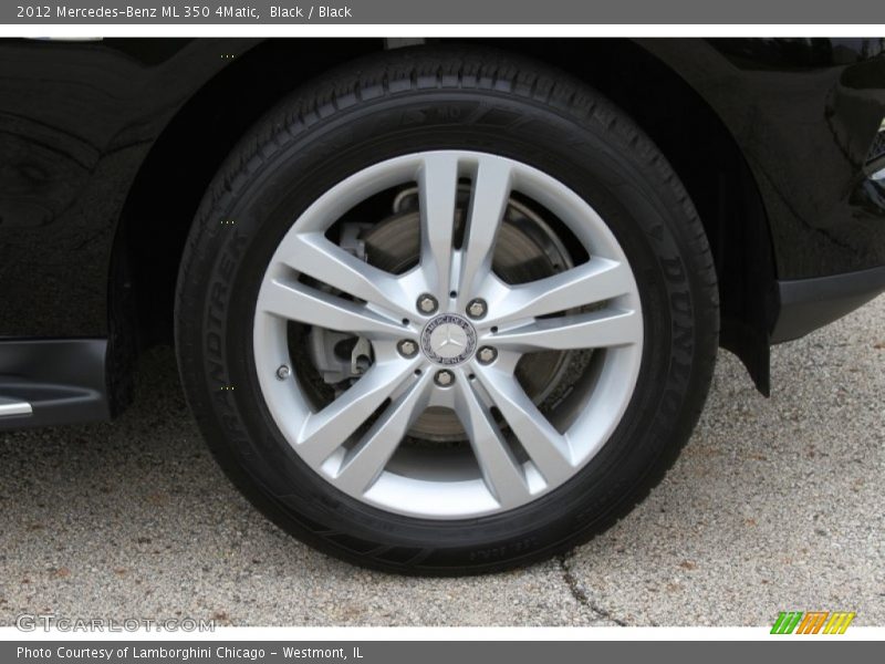 Black / Black 2012 Mercedes-Benz ML 350 4Matic