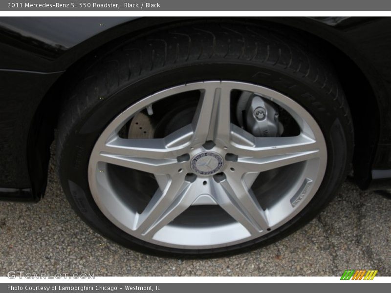 Black / Black 2011 Mercedes-Benz SL 550 Roadster