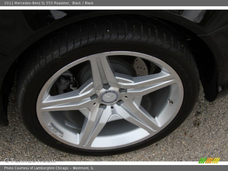 Black / Black 2011 Mercedes-Benz SL 550 Roadster
