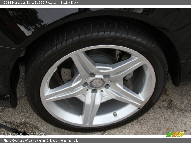 Black / Black 2011 Mercedes-Benz SL 550 Roadster