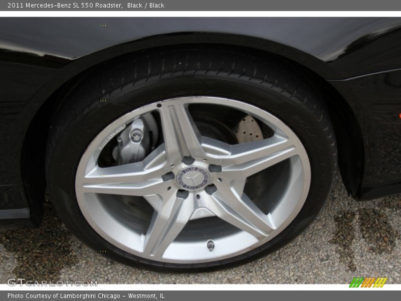 Black / Black 2011 Mercedes-Benz SL 550 Roadster
