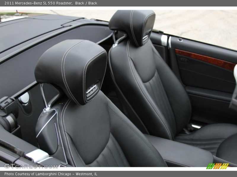Black / Black 2011 Mercedes-Benz SL 550 Roadster