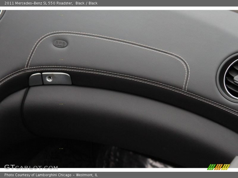 Black / Black 2011 Mercedes-Benz SL 550 Roadster