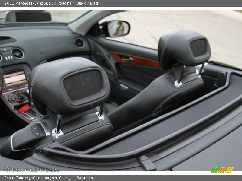 Black / Black 2011 Mercedes-Benz SL 550 Roadster