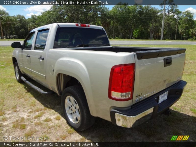 Silver Birch Metallic / Dark Titanium 2007 GMC Sierra 1500 Extended Cab