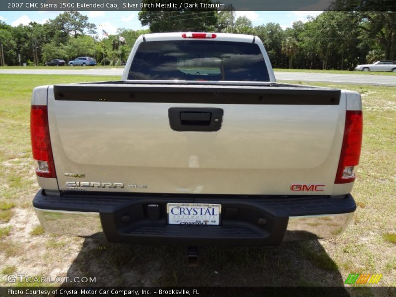 Silver Birch Metallic / Dark Titanium 2007 GMC Sierra 1500 Extended Cab