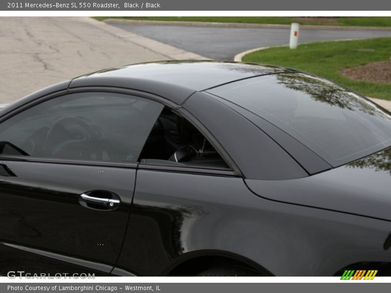 Black / Black 2011 Mercedes-Benz SL 550 Roadster