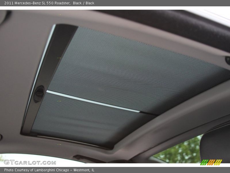 Black / Black 2011 Mercedes-Benz SL 550 Roadster