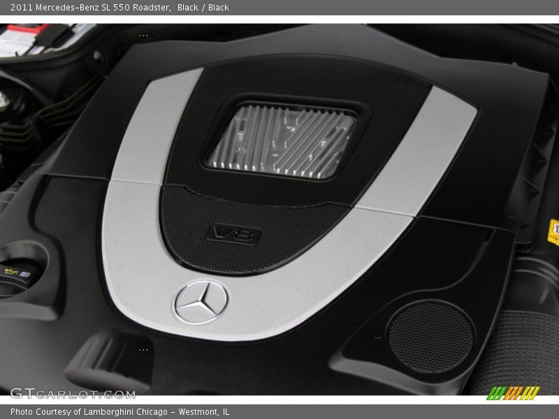 Black / Black 2011 Mercedes-Benz SL 550 Roadster