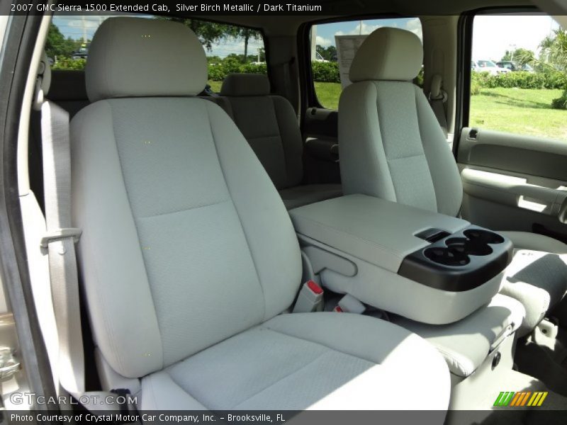 Silver Birch Metallic / Dark Titanium 2007 GMC Sierra 1500 Extended Cab