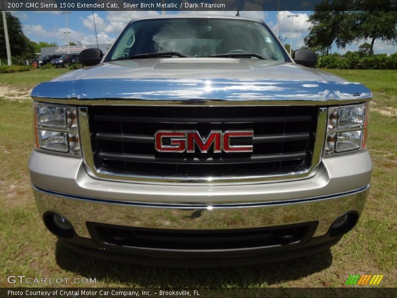 Silver Birch Metallic / Dark Titanium 2007 GMC Sierra 1500 Extended Cab