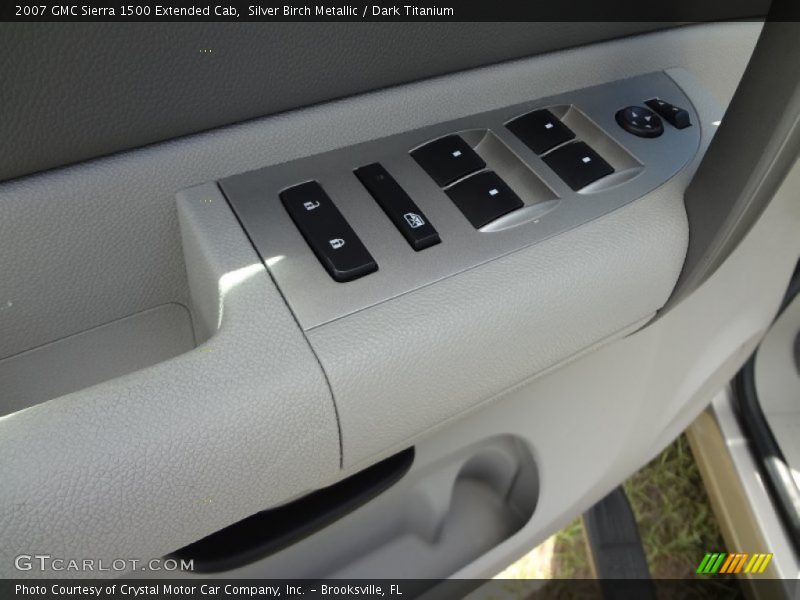 Silver Birch Metallic / Dark Titanium 2007 GMC Sierra 1500 Extended Cab