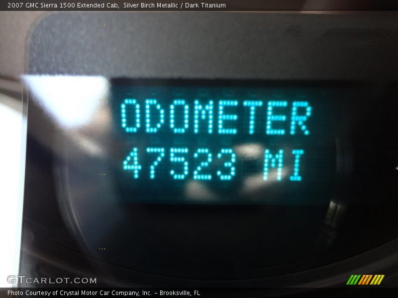 Silver Birch Metallic / Dark Titanium 2007 GMC Sierra 1500 Extended Cab