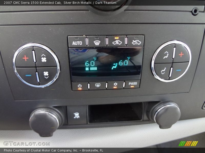 Silver Birch Metallic / Dark Titanium 2007 GMC Sierra 1500 Extended Cab