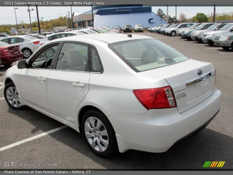 Satin White Pearl / Ivory 2011 Subaru Impreza 2.5i Sedan