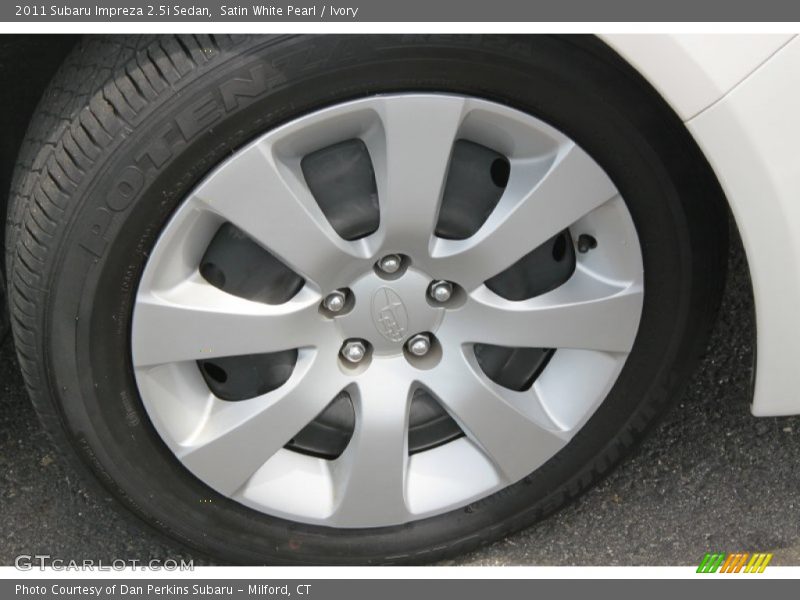 Satin White Pearl / Ivory 2011 Subaru Impreza 2.5i Sedan