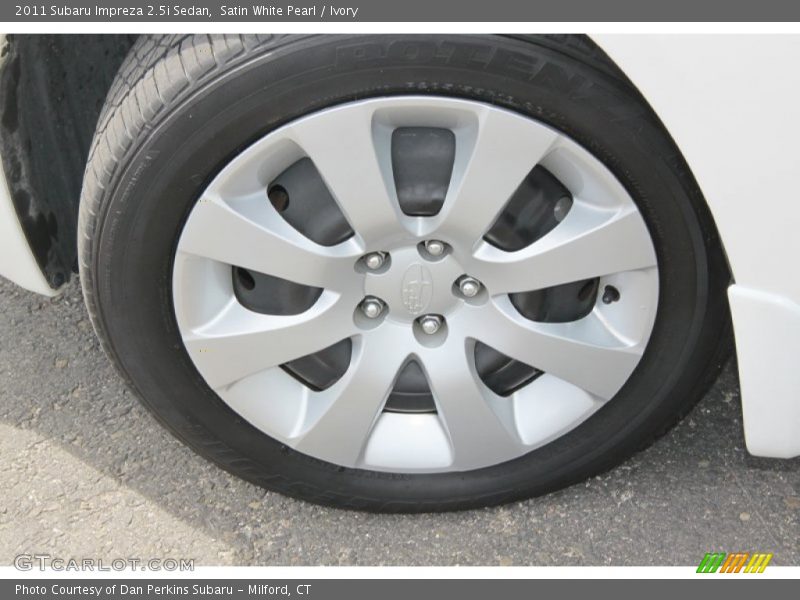 Satin White Pearl / Ivory 2011 Subaru Impreza 2.5i Sedan