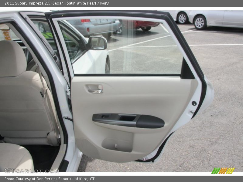 Satin White Pearl / Ivory 2011 Subaru Impreza 2.5i Sedan