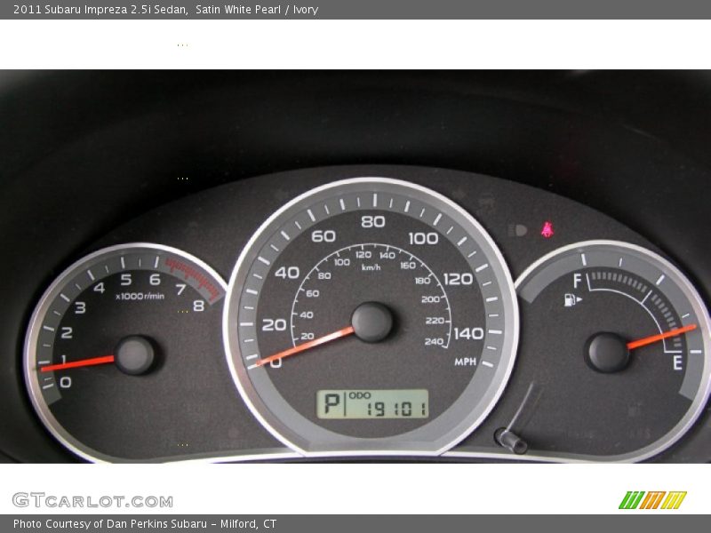 Satin White Pearl / Ivory 2011 Subaru Impreza 2.5i Sedan