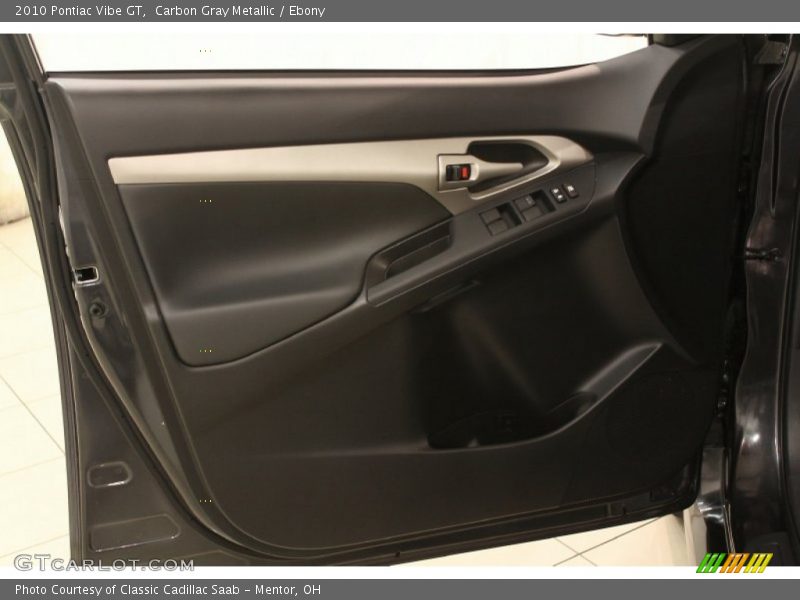 Carbon Gray Metallic / Ebony 2010 Pontiac Vibe GT