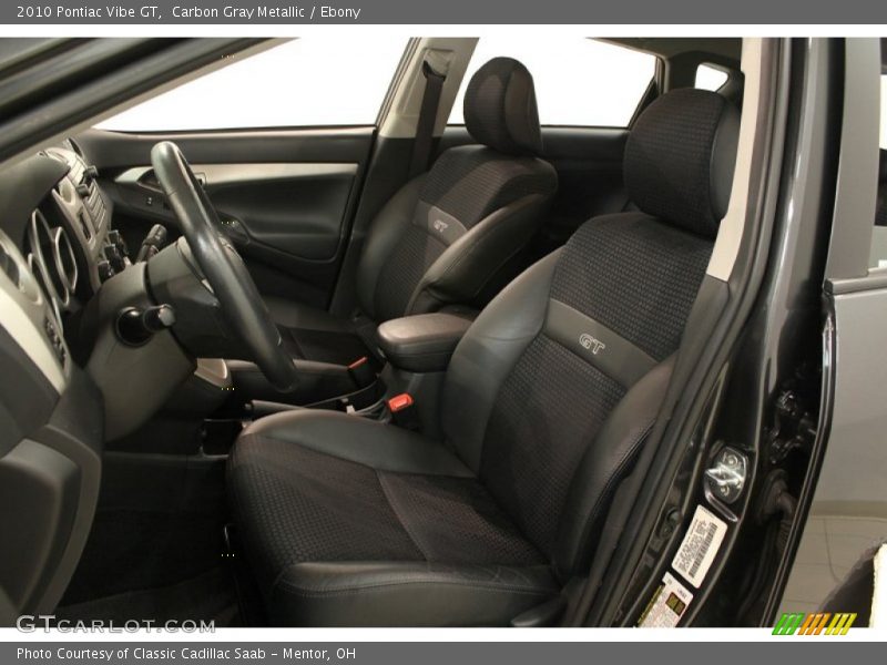  2010 Vibe GT Ebony Interior