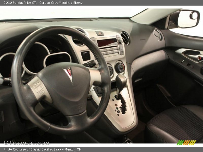 Carbon Gray Metallic / Ebony 2010 Pontiac Vibe GT
