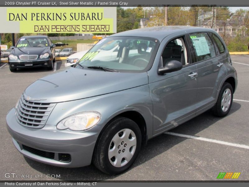 Steel Silver Metallic / Pastel Slate Gray 2009 Chrysler PT Cruiser LX