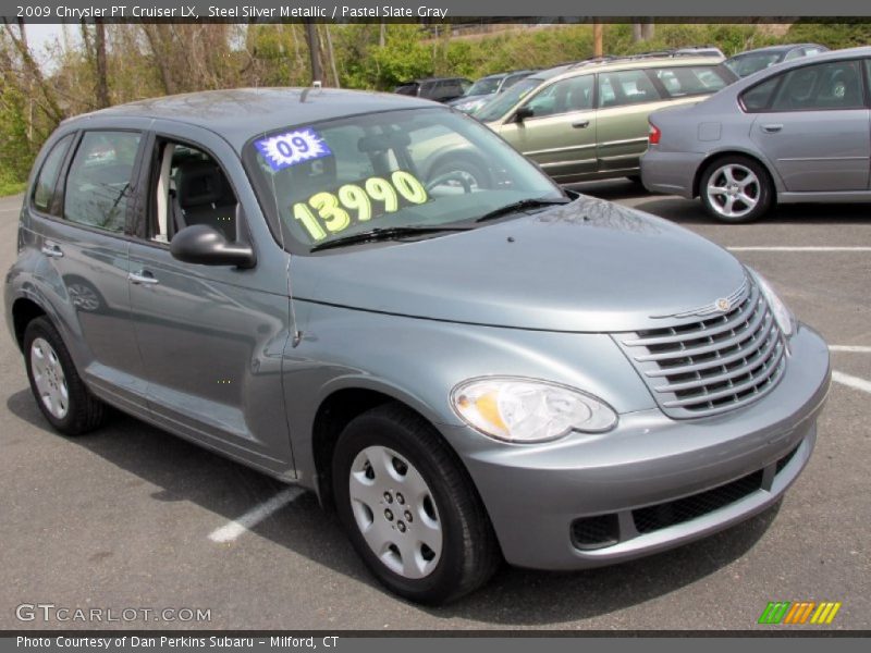 Steel Silver Metallic / Pastel Slate Gray 2009 Chrysler PT Cruiser LX