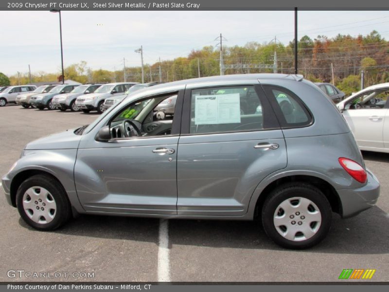 Steel Silver Metallic / Pastel Slate Gray 2009 Chrysler PT Cruiser LX