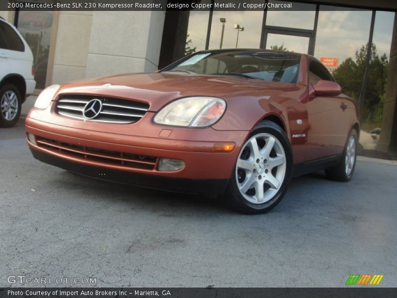 designo Copper Metallic / Copper/Charcoal 2000 Mercedes-Benz SLK 230 Kompressor Roadster